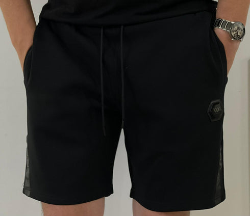 WJeans for men שורט דבליו גינס מכנס לוגו קטן בצד